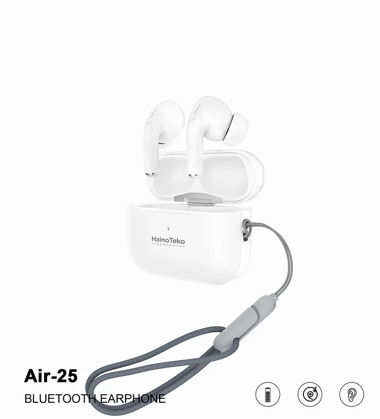 Tone Sphere EarPods Air-25 by HainoTekoGermany – ANC 9 Bluetooth Earphones with Active Noise Cancellation